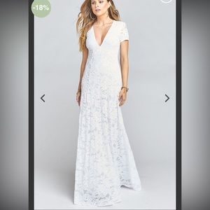 Show Me Your Mumu - Elenor Maxi Dress ~ Lovers Lace White (size: Medium)